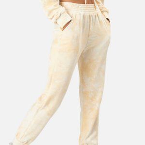Twinkie Sweatpants in Off White Yellow